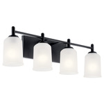 Shailene Bathroom Vanity Light - Black / Satin Etched