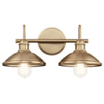 Clyde Bathroom Vanity Light - Champagne Bronze / Champagne Bronze