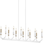 Armand Linear Chandelier - White