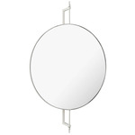 Rotating Wall Mirror - Beige