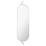 Rotating Long Wall Mirror - Beige