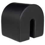 Curved Pouf - Black