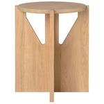 Wood Side Table/Stool - Oak