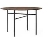 Snaregade Round Dining Table - Black / Dark Oak