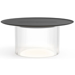 Carousel Illuminated Charging Tray Module - Clear / Black