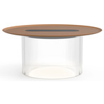 Carousel Illuminated Charging Tray Module - Clear / Terracota