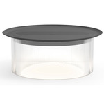 Carousel Illuminated Charging Tray Module - Clear / Black