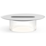 Carousel Illuminated Charging Tray Module - Clear / White