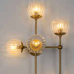 Armstrong Wall/Ceiling Light - Lacquered Burnished Brass / Dries Ribbon