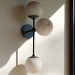 Armstrong Wall Sconce - Black Gunmetal / Marble Matte