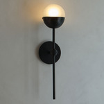 Molecule Wall Sconce - Black Gunmetal / Sand Blasted