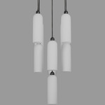 Odyssey Multi Light Pendant - Black Gunmetal / Opal Matte