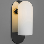 Odyssey Wall Sconce - Polished Nickel / Opal Matte