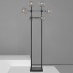 Soap Floor Lamp - Black Gunmetal / Transparent