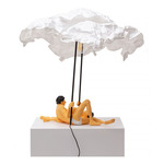 Love is A Verb Lea and Toni Table Lamp - Beige / White