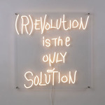 Evolution is the Only Solution Plug-in Wall Sconce - Transparent