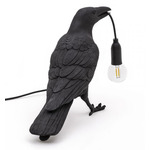 Bird Waiting Table Lamp - Black