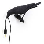 Bird Looking Plug-in Wall Sconce - Black