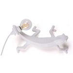Chameleon Plug in Wall Sconce with USB Port - White