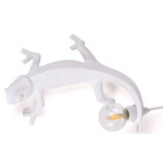 Chameleon Plug in Wall Sconce with USB Port - White