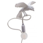 Sparrow Cruising Clamp Table Lamp w/USB - White