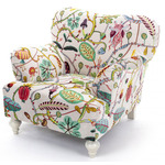 Botanical Diva Armchair - White