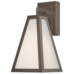 Akut 22481 Wall Sconce - Smokey Brass / Opal Acrylic