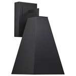 Akut 22482 Outdoor Wall Sconce - Black / Opal Acrylic