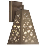 Akut 22483 Outdoor Wall Sconce - Cast Bronze / Opal Acrylic