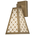 Akut 22484 Integrated Wall Sconce - New Brass / Opal Acrylic