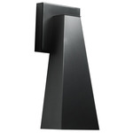 Akut 22489 Outdoor Wall Sconce - Black / Opal Acrylic