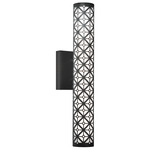 Akut 22492 Outdoor Wall Sconce - Black / Opal Acrylic