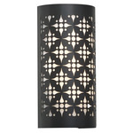 Akut 22495 Wall Sconce - Black / Opal Acrylic