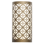 Akut 22496 Outdoor Wall Sconce - New Brass / Opal Acrylic