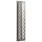 Akut 22502 Outdoor Wall Sconce - Satin Pewter / Opal Acrylic
