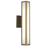 Akut 22505 Wall Sconce - Cast Bronze / Opal Acrylic