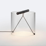 To-Tie Table Lamp - Anodized Black / Clear