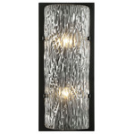 Morgan Wall Sconce - Black / Ice