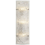 Morgan Wall Sconce - Brushed Nickel / Ice
