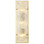 Morgan Wall Sconce - Satin Brass / Ice