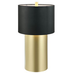 Secret Agent Table Lamp - Black / Gold