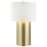 Secret Agent Table Lamp - White / Gold