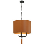 Secret Agent Pendant - Camel / Black
