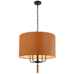 Secret Agent Pendant - Camel / Black