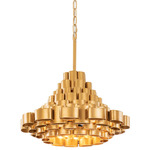 Totally Tubular Pendant - Antique Gold