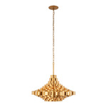 Totally Tubular Pendant - Antique Gold