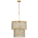 Windsor Chandelier - French Gold / Matte Black / Crystal