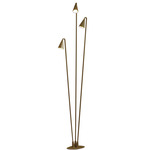 Brisa Triple Outdoor In-Ground Floor Lamp - Oxide