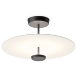 Flat Ceiling Light - Black / White