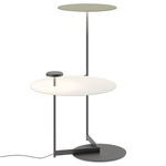 Flat Floor Lamp - Green / White